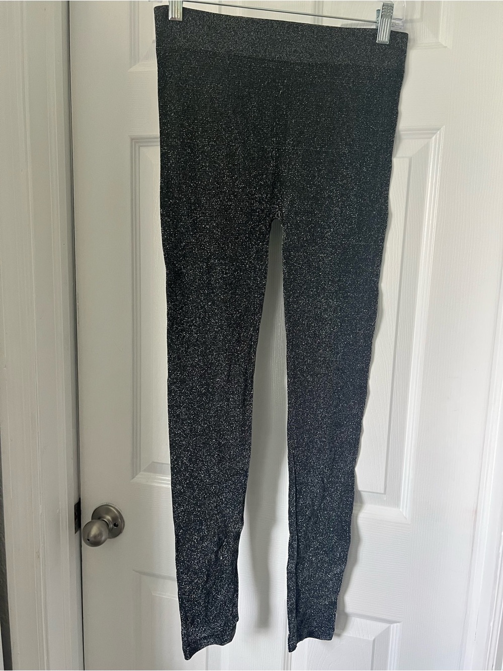 Sparkle Black /darks gray Shimmer Leggings